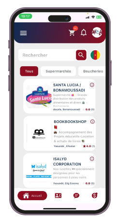 App Dhoola - Liste des prestataires